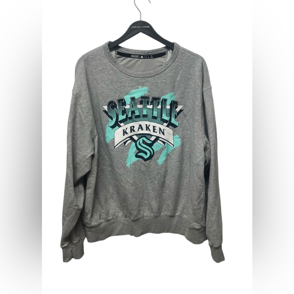 Seattle Kraken Ice Hockey sweatshirt. Adidas.